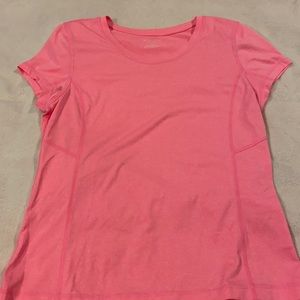 Pink athletic short sleeve shirt - Women’s large